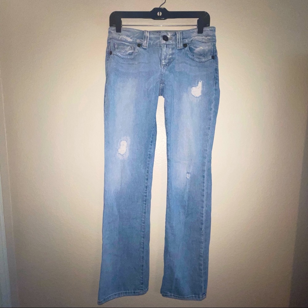 Vintage Guess Daredevil Jeans Distressed Style! Ultra Low Rise Women’s Jeans!